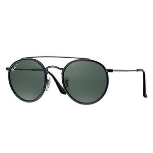 Black Ray Ban Double Bridge Sunglasses RB3647N